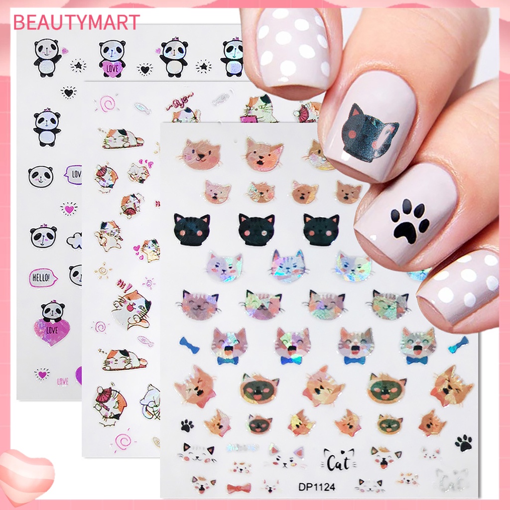 Miếng Dán Trang Trí Móng Tay 3D Lãng Mạn