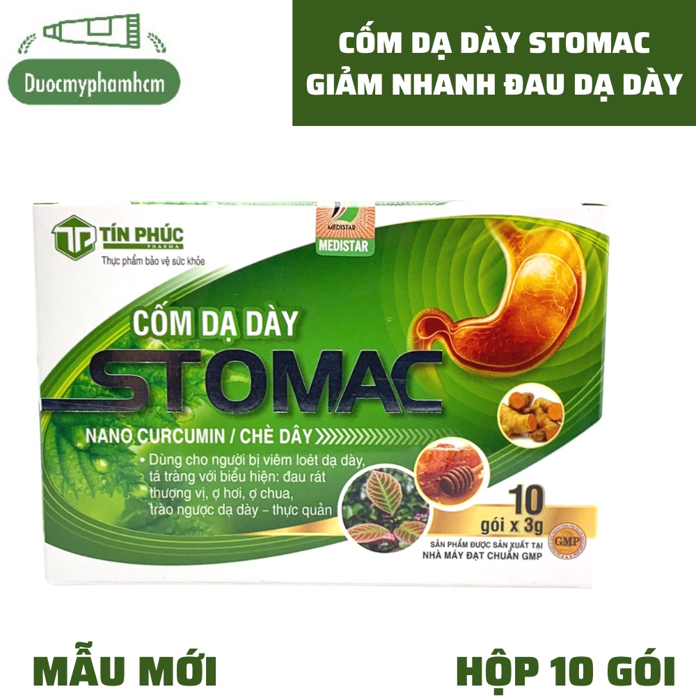 Cốm Dạ Dày Stomac - Giảm Ngay Khó Chịu Dạ Dày Sau 1 Gói Đầu Tiên Sử Dụng- Hộp 10 gói