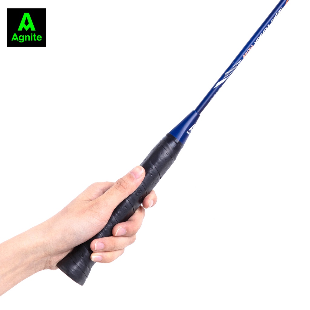 1 chiếc vợt cầu lông đơn chính hãng  Agnite cao cấp - khung carbon siêu bền, nhẹ, đẹp - tặng kèm túi đựng, căng sẵn dây