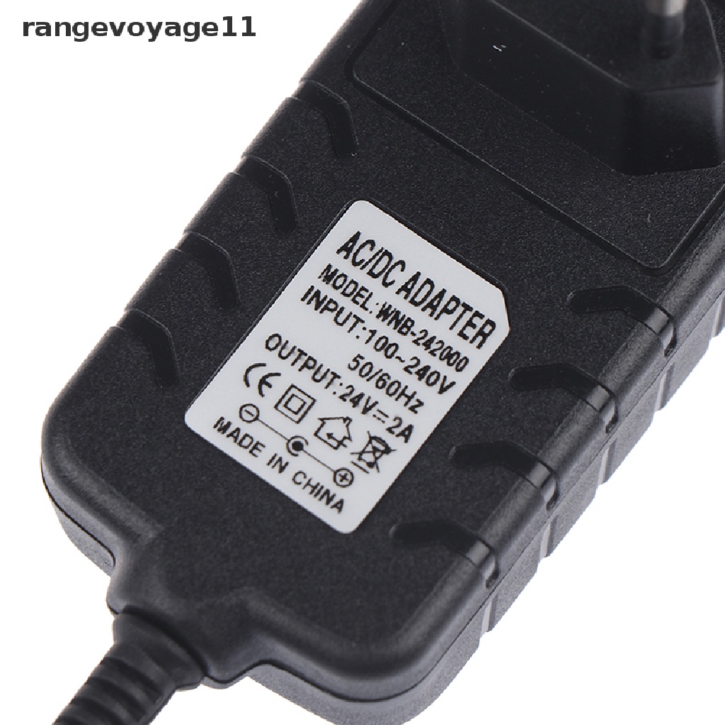1 Bộ Chuyển Đổi Nguồn Điện 24V 2A Cho Đèn LED UV Hong Khô Móng Tay