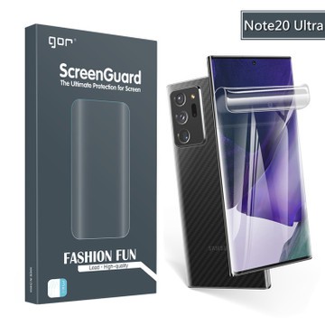 Sỉ_Bộ 3 Dán Dẻo Gor Samsung Galaxy Note 20 Ultra- Note 20 Ultra 5G (3 miếng dán trước+1 dán sau)