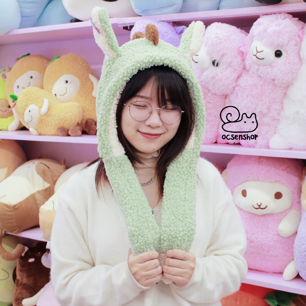 Mũ bông xù Khủng long