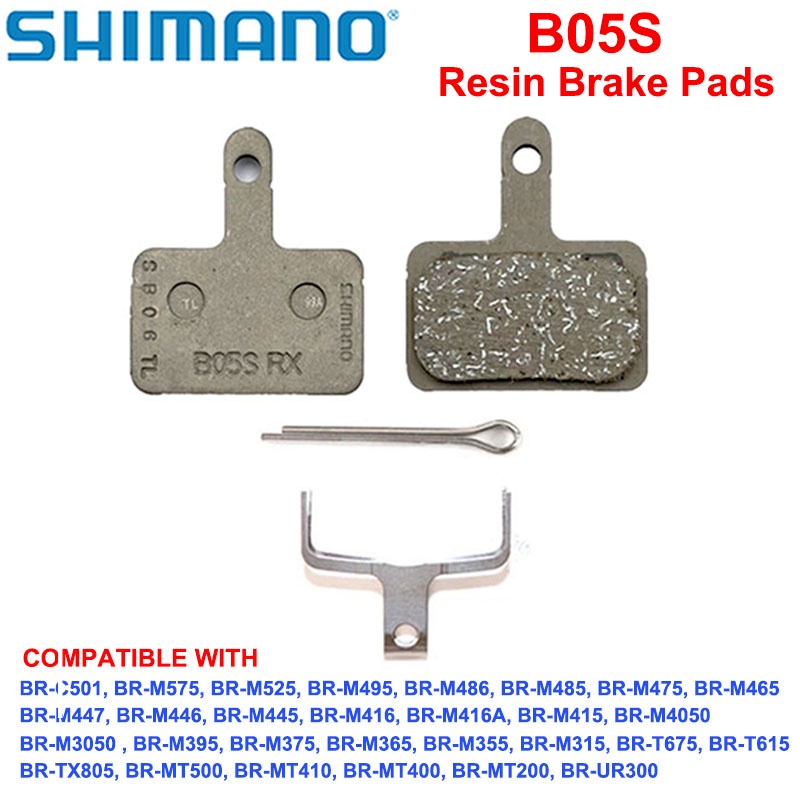 Shimano B01S B03S B05s Má Phanh Nhựa Cho Xe Đạp MTB MT200 M315 M485 M445 M446 M447 M395 M355 M575 M4