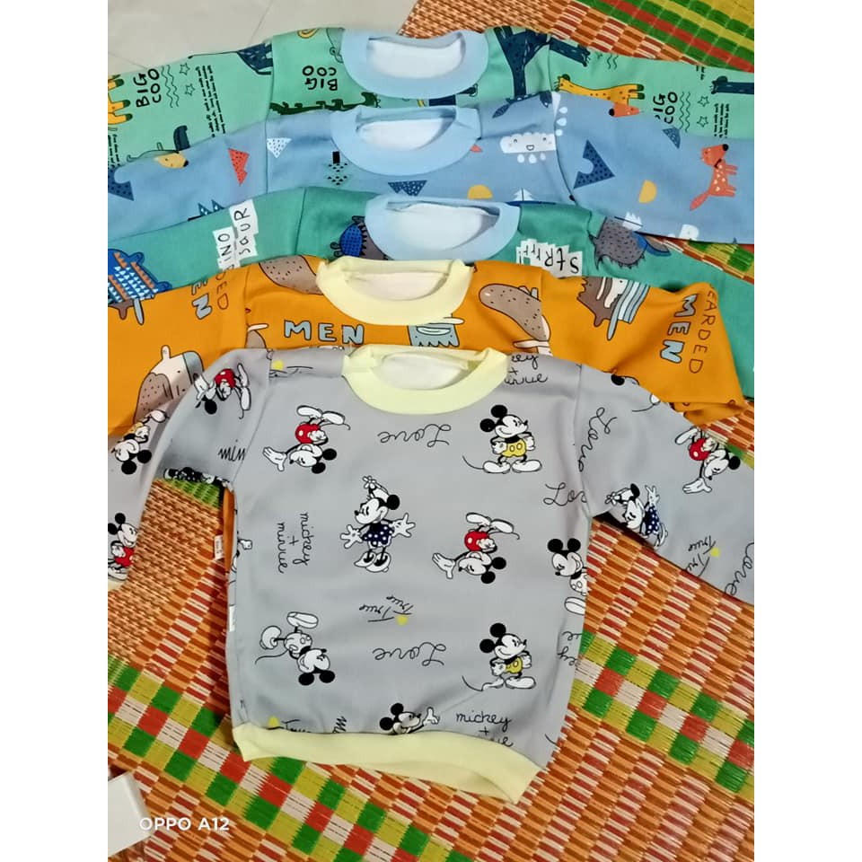 Combo 5 bộ nỉ bông cho bé