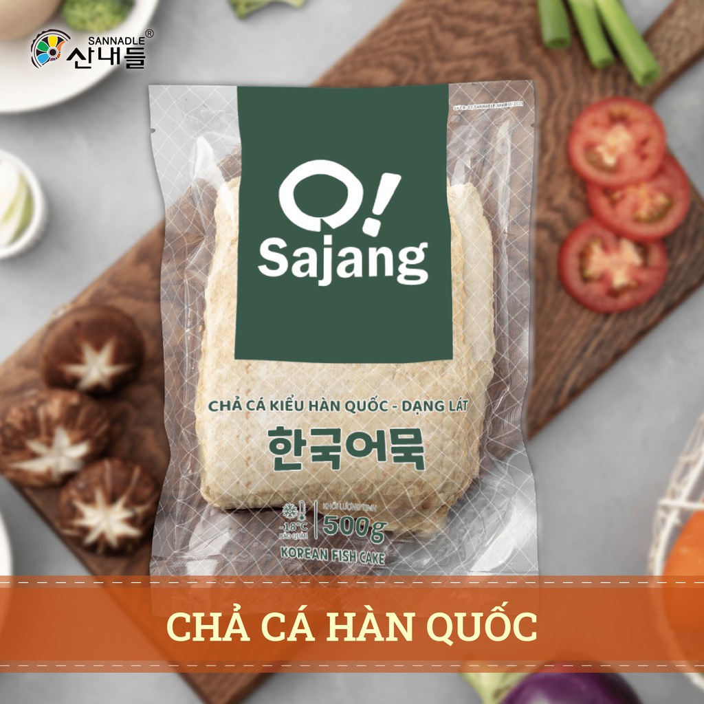 Chả cá Hàn Quốc O!Sajang 500gr