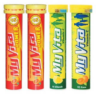 Sủi vitamin c vị cam myvita (tube 20 viên) ✅CÓ BILL✅