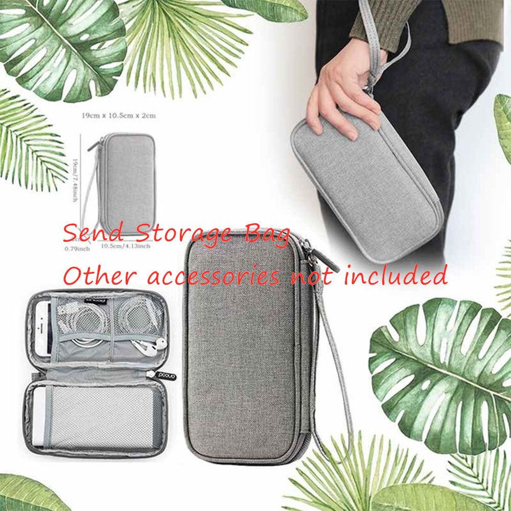 Túi đựng bảo vệ dây cáp/sạc dự phòng/tai nghe mini siêu bền tiện dụng mang đi du lịch