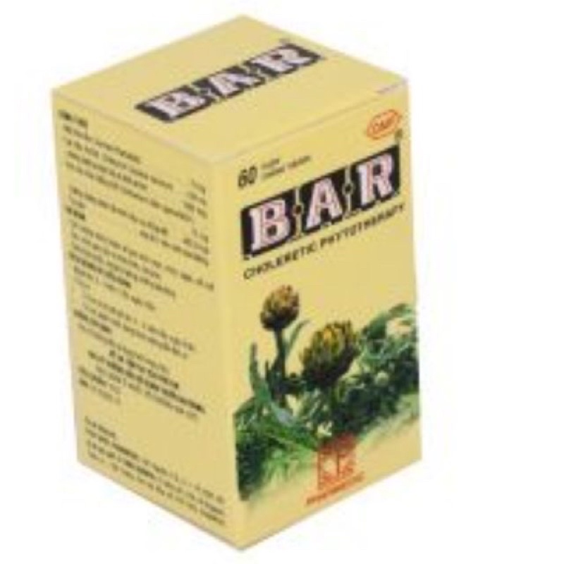 [Hộp 60 &amp; 180 viên]  Viên uống lợi gan mật BAR