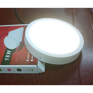 Đèn ốp trần led 18w lắp nổi