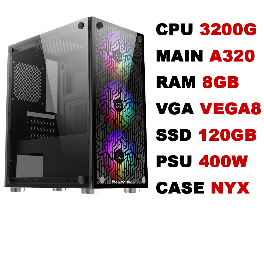 CPU AMD Ryzen 3 3200G 4 Nhân 4 Luồng, chip trần
