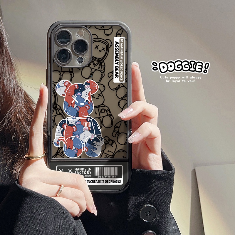 Ốp Điện Thoại TPU Họa Tiết Hoạt Hình Chú Gấu Độc Đáo Cho IPhone 11 13 12 Pro Max XR XS 8 7 Plus 6 6S 7 SE 2020