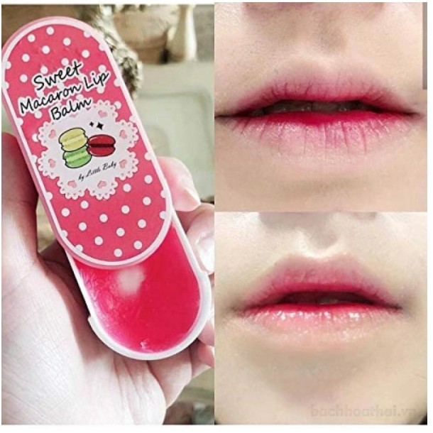 Sáp dưỡng môi ngừa thâm Sweet Macaron Lip Balm Thái Lan