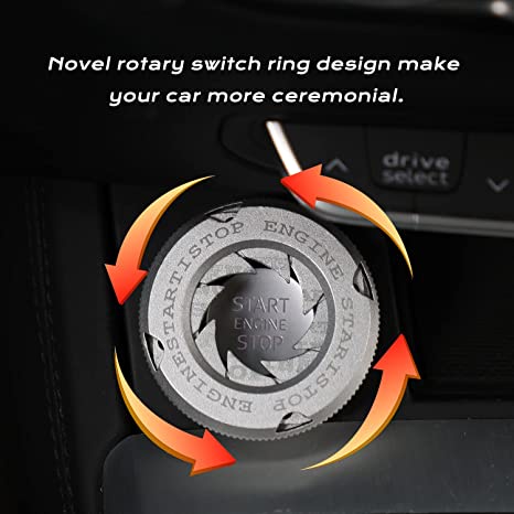 Ốp Bảo Vệ Công Tắc Khởi Động Xe Hơi Bằng Hợp Kim Kẽm Chất Lượng Cao