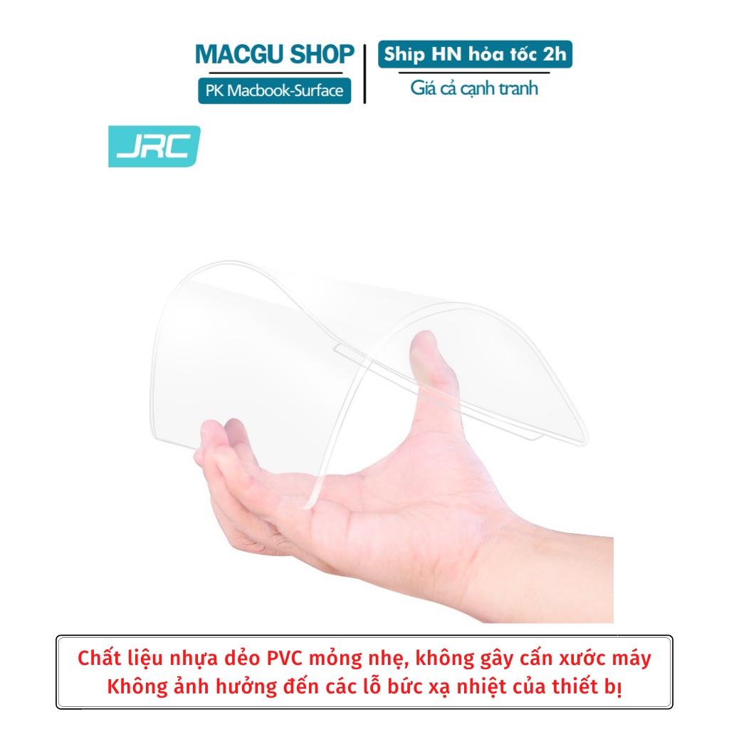 Ốp Macbook SIÊU MỎNG Trong Suốt Chính Hãng JRC cho macbook-Chống Va Đập Tốt