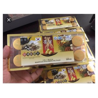 Mẫu Mới Hộp 10 viên - An Cung Hồng Sâm Hoàn Hàn Quốc Loại Cao Cấp