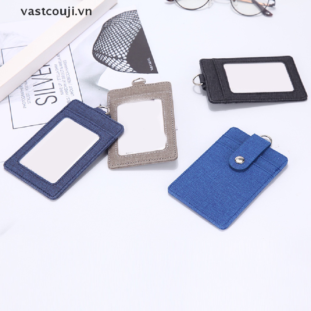 Bao Da Đựng Thẻ ID Có Thể Thu Gọn Tiện Dụng Cho Nam Và Nữ
