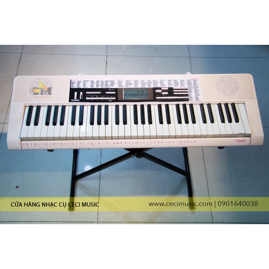 Đàn Organ Casio LK111 giá rẻ, sản xuất tại Nhật, bàn phím chức năng Touch, phù hợp cho trẻ nhỏ, người lớn học và chơi