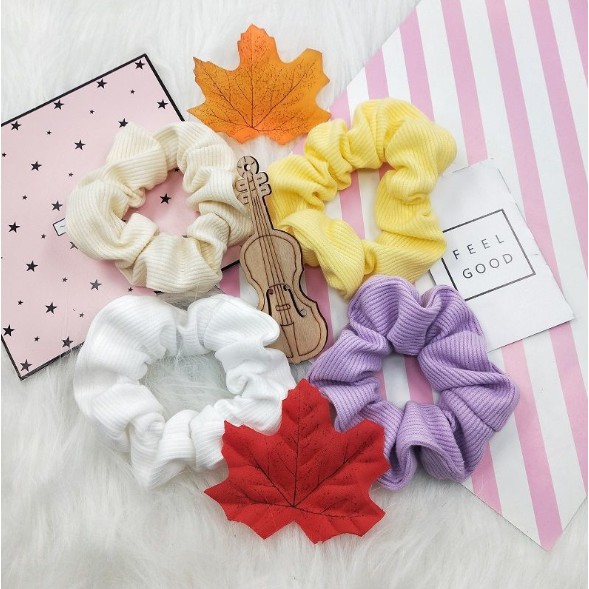 Dây Buộc Tóc Scrunchies Thời Trang