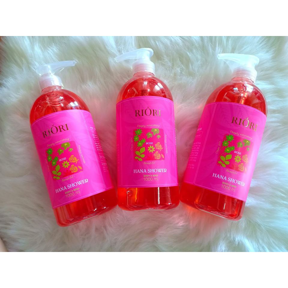 Sữa Tắm Trắng Hương Hoa Hồng Riori Hana Shower Gel Rose | BigBuy360 - bigbuy360.vn
