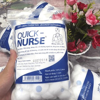 Bông Nút Tai (Bịch 100 Viên) Tiện Lợi Quick Nurse