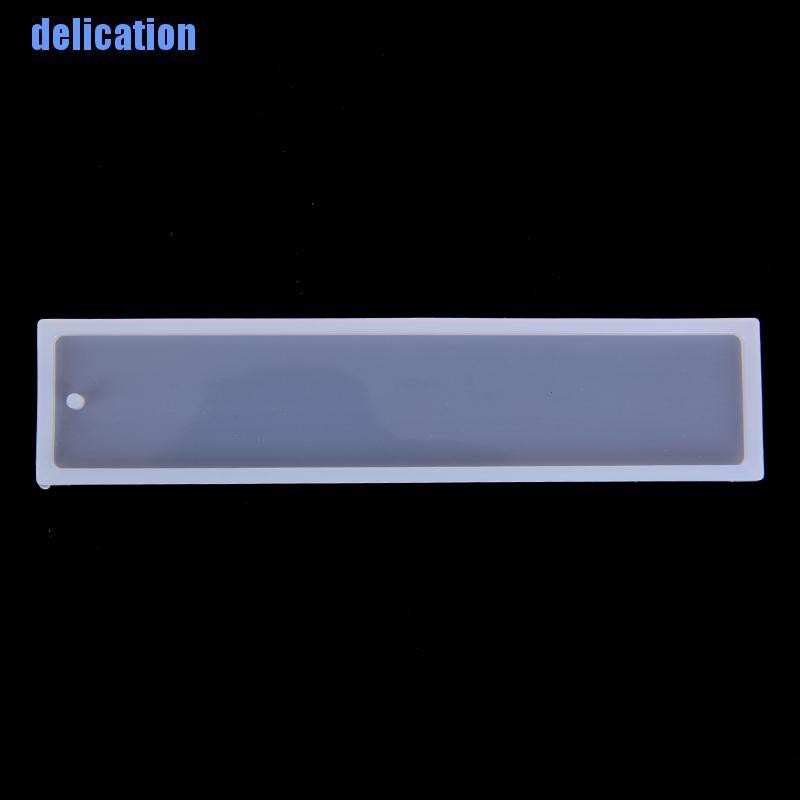 Sự xung đột✿ Khuôn Silicone Làm Thẻ Đánh Dấu Sách Hình Chữ Nhật DIY
