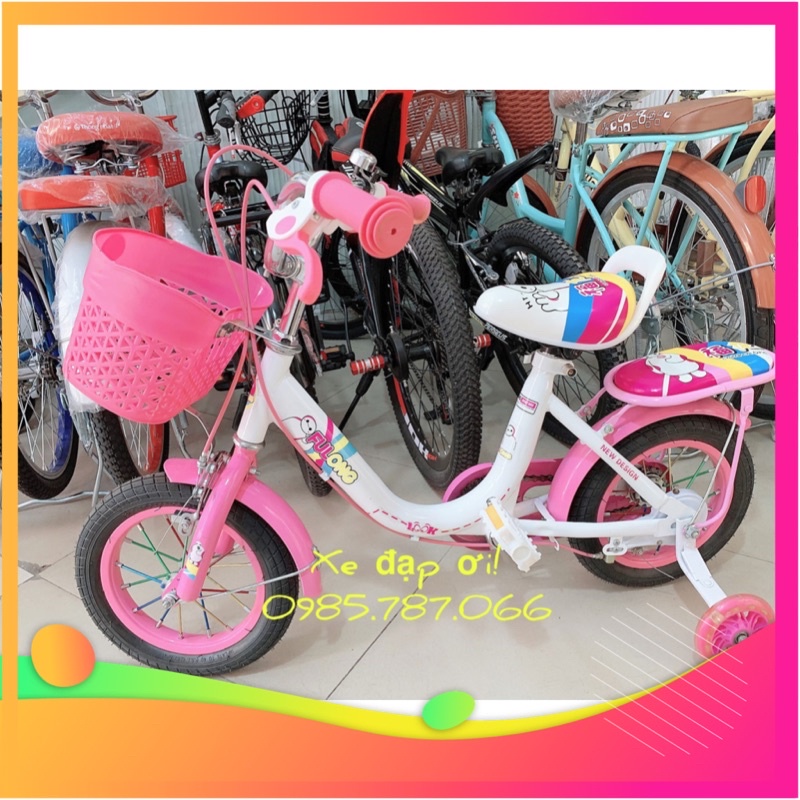 Xe đạp trẻ em thương hiệu Fulong size 12/14/16/18 inch
