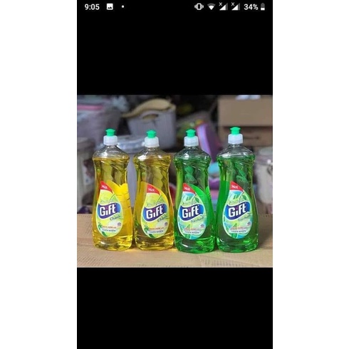 Nước rửa chén tinh chất thiên nhiên Gift 800g