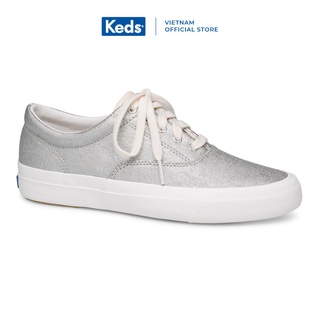 Giày Keds Nữ - Anchor Matte Brushed Canvas Silver - KD059233