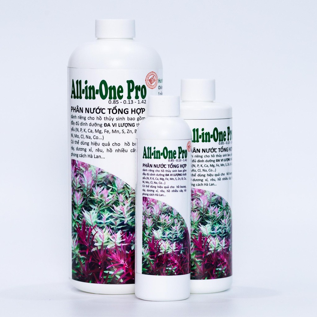 Phân nước hồ cá thuỷ sinh All In One Pro 500ml