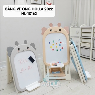 Bảng vẽ holla 2022 hình ong dễ thương kèm ghế nhựa, bút màu, tạp dề