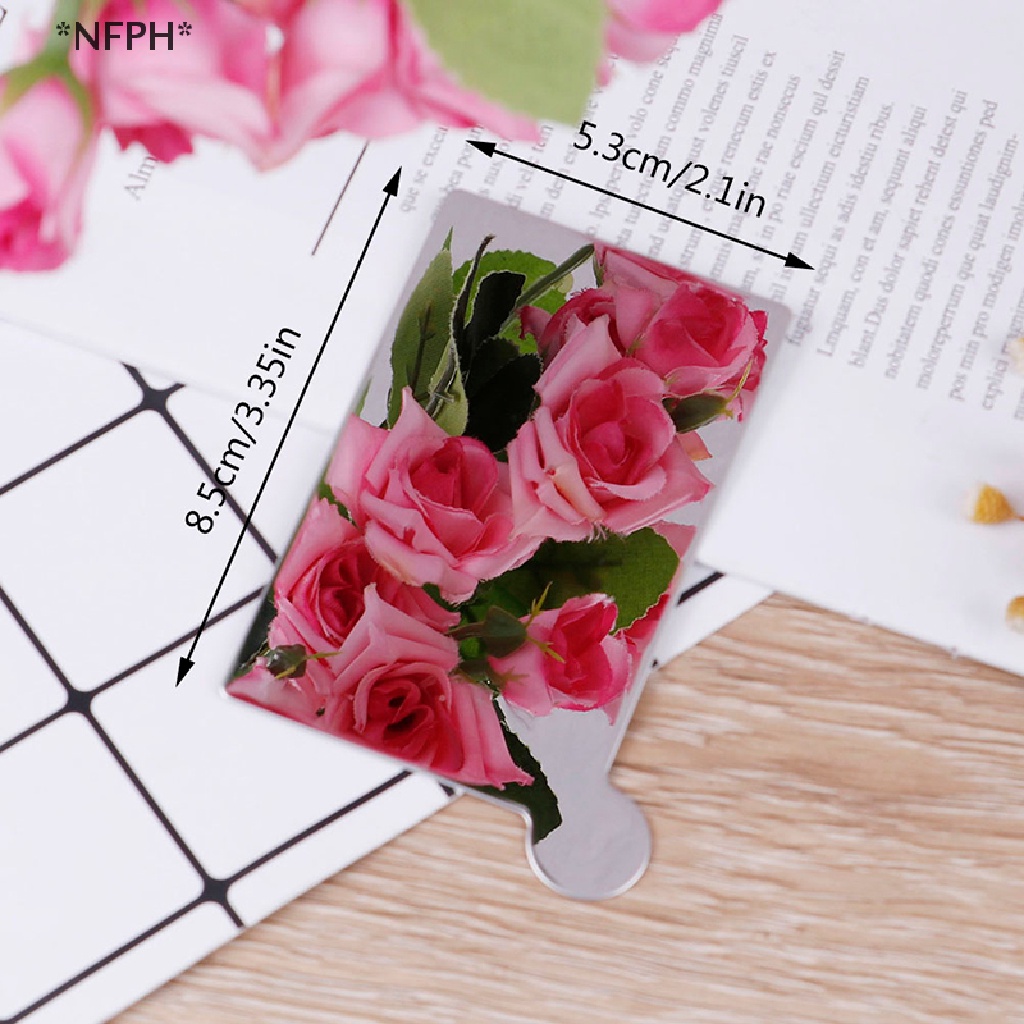 Gương Trang Điểm Nnf Bằng Thép Không Gỉ Bỏ Túi Tiện Dụng