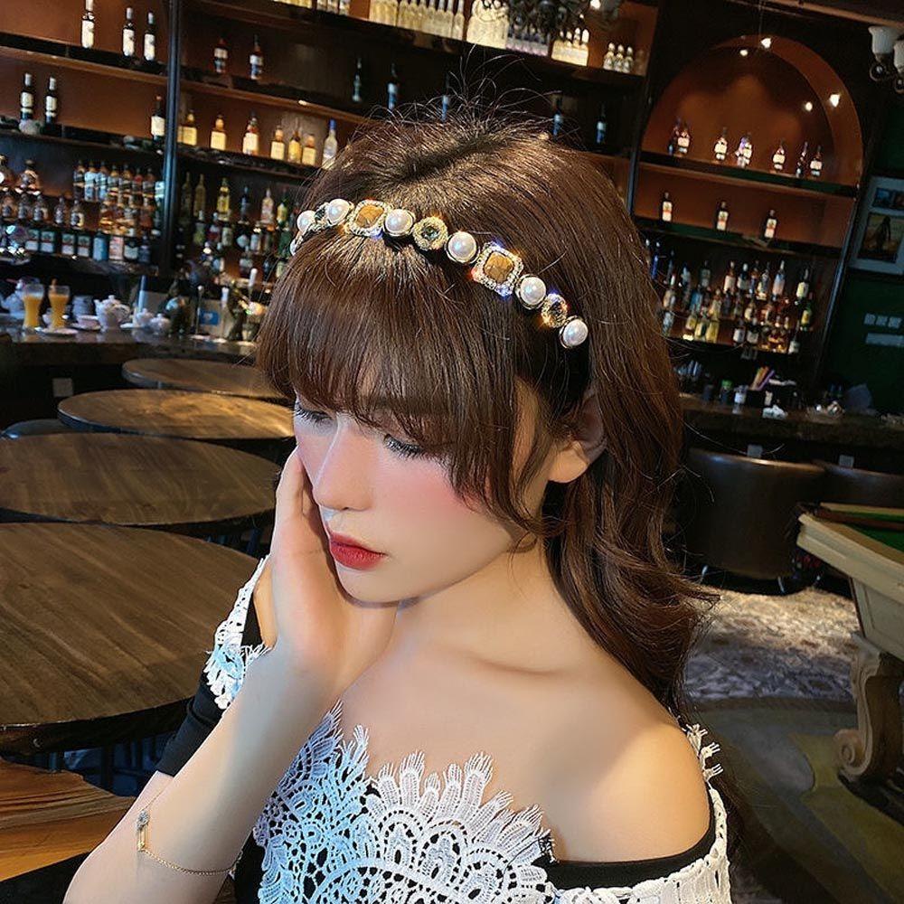MOCHO Băng Đô Cài Tóc Hình Bướm Phong Cách Baroque Cổ Điển Thanh Lịch Chống Trượt Cho Nữ