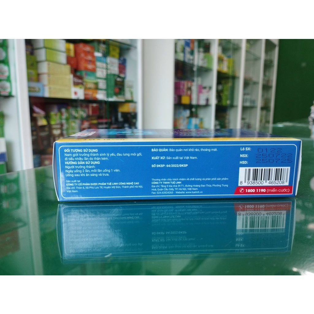 Sâm Nhung Cường Lực Tuệ Linh - Hỗ trợ bổ thận tráng dương, bổ khí huyết, tăng cường sinh lực, cải thiện sinh lý nam