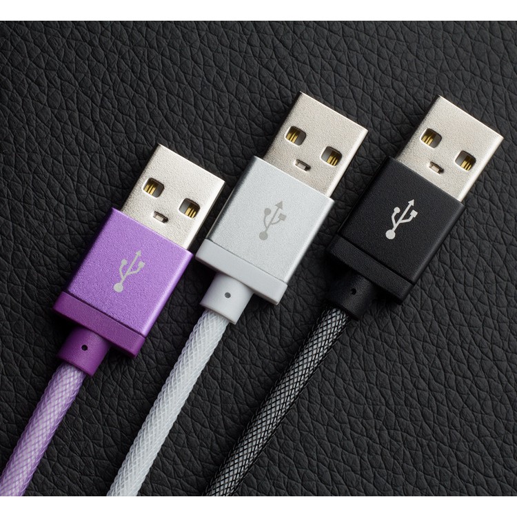 Dây Cáp Sạc Vải Lưới Đánh Cá Chống Rối, Chống Đứt Type C, Micro USB, Iphone Phù Hợp Mọi Dòng Điện Thoại