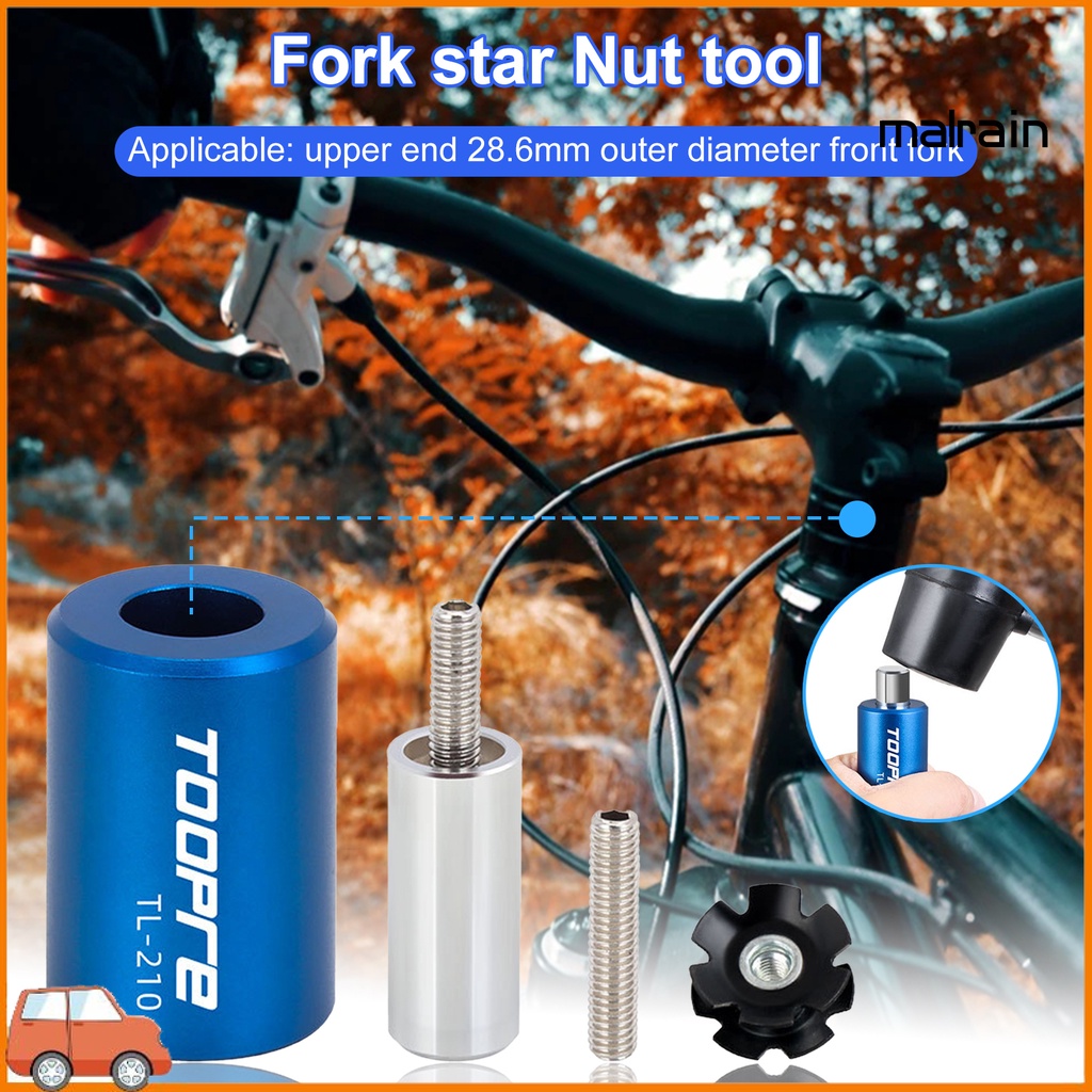 1 Bộ Phuộc Trước Bằng Hợp Kim Nhôm Cứng Chịu Lực Cao Cho Xe Đạp Leo Núi