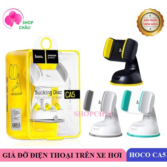 Giá Đỡ Điện Thoại Ôtô Hoco CA5 Xoay 360 Chính Hãng