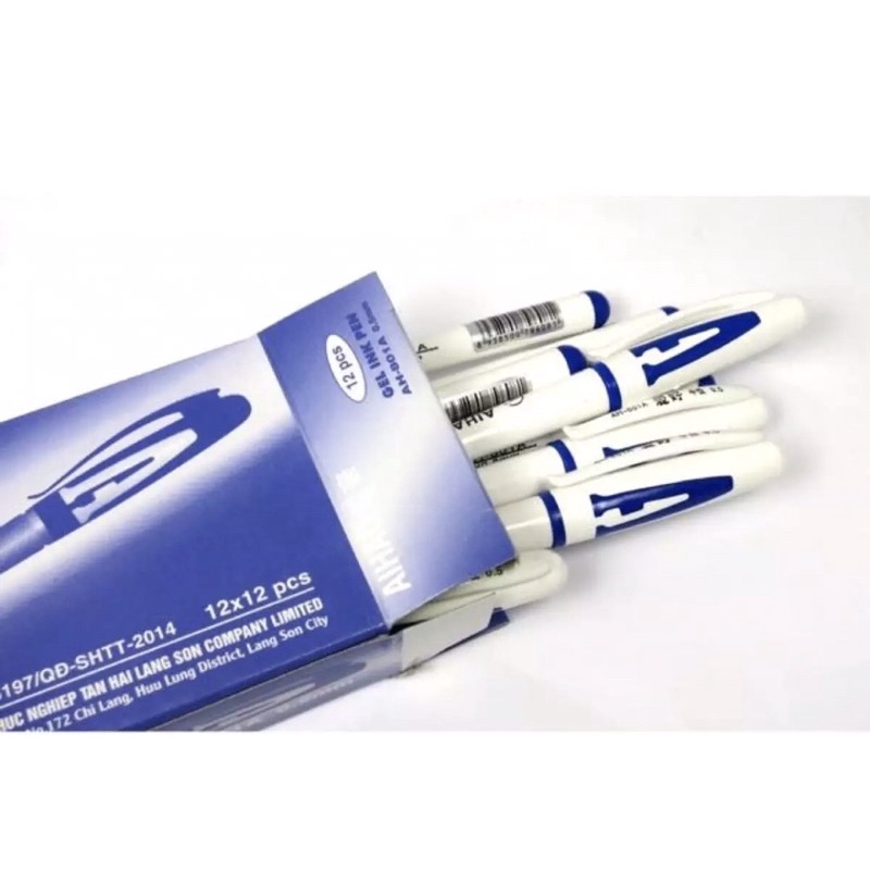 Hộp 12 cây bút nước chữ A ( có 4 Màu)