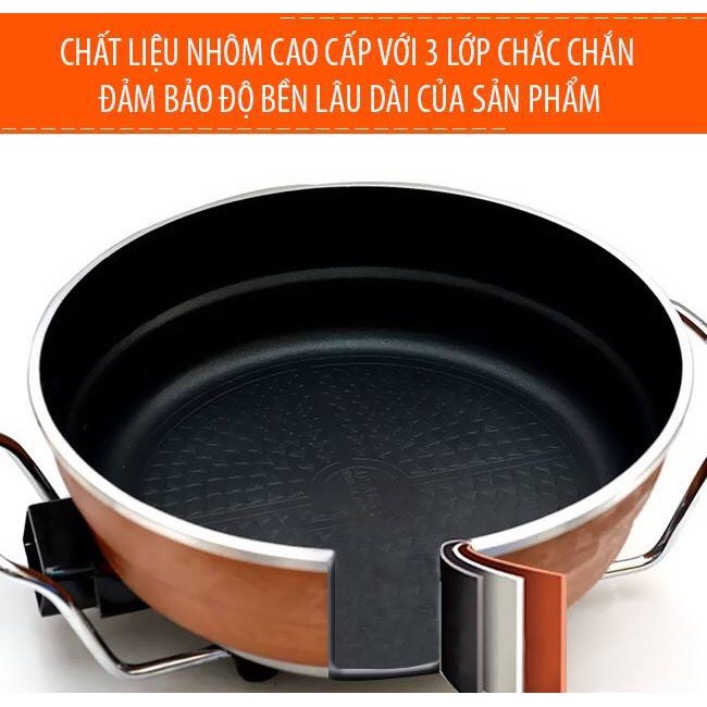 Nồi lẩu điện Osaka công nghệ Nhật Bản, Nồi lẩu đa năng cắm điện