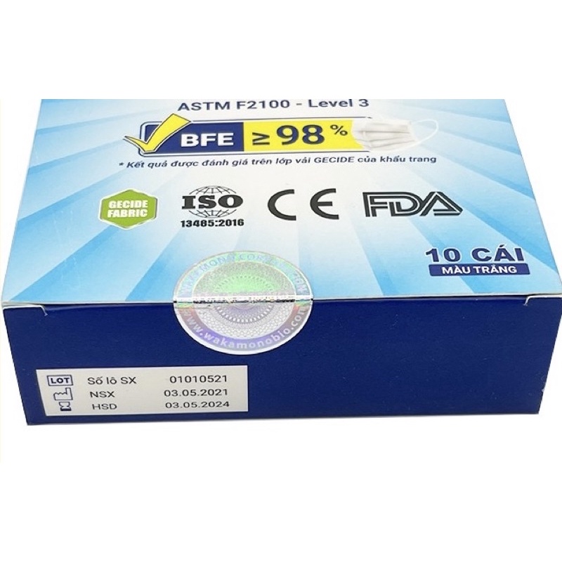 KHẨU TRANG DIỆT KHUẨN WAKAMONO