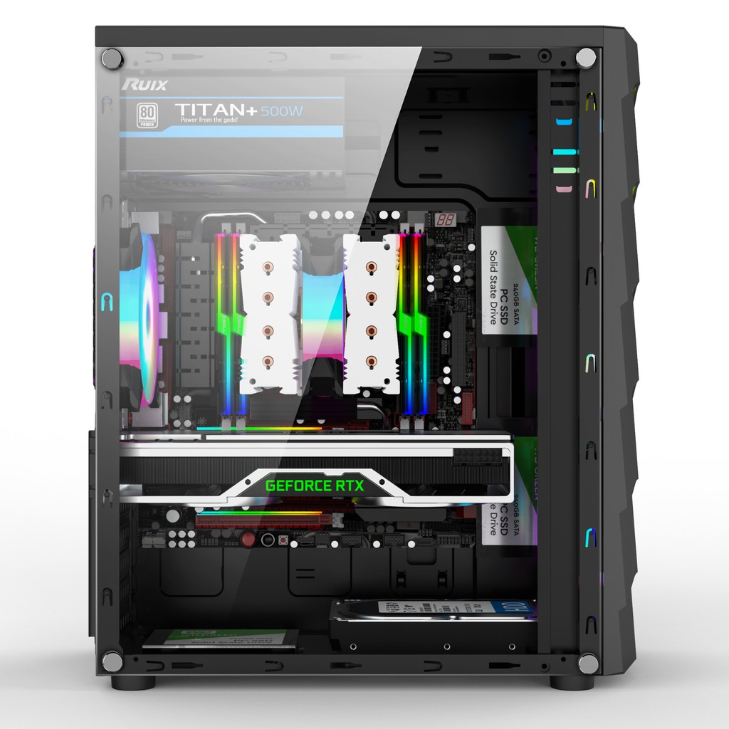 CASE AAP WAVES GAMING LED