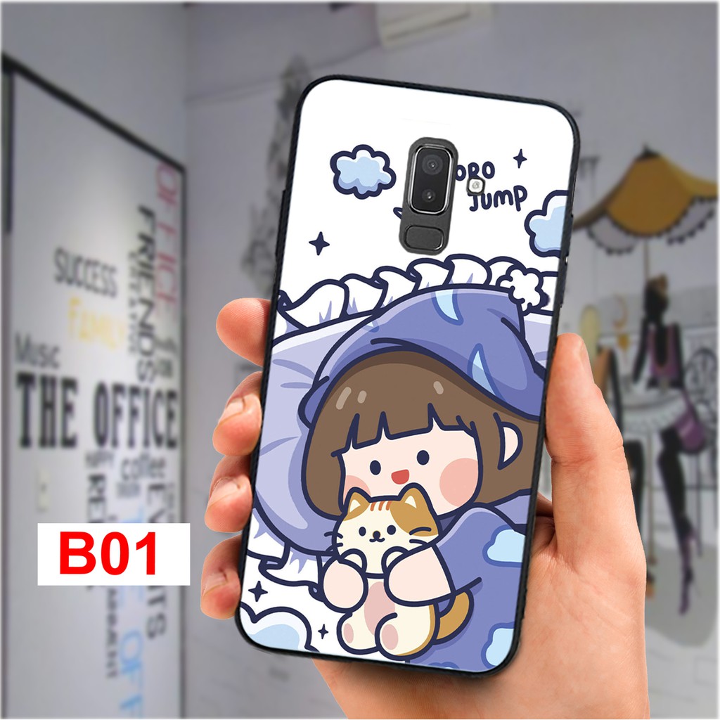 ỐP LƯNG SAMSUNG J6/J6 PLUS/J8/J8 PLUS ĐẸP HINNHF CÔ GÁI TÓC NGẮN SIÊU CUTE