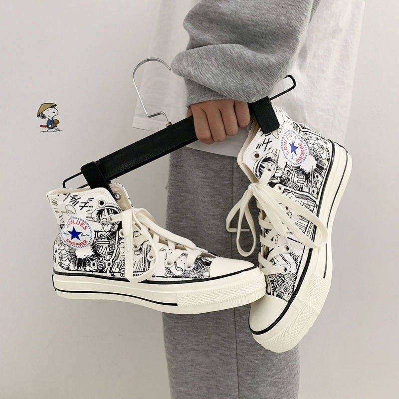 One Piece Spring xu hướng mới Graffiti giày nam | BigBuy360 - bigbuy360.vn