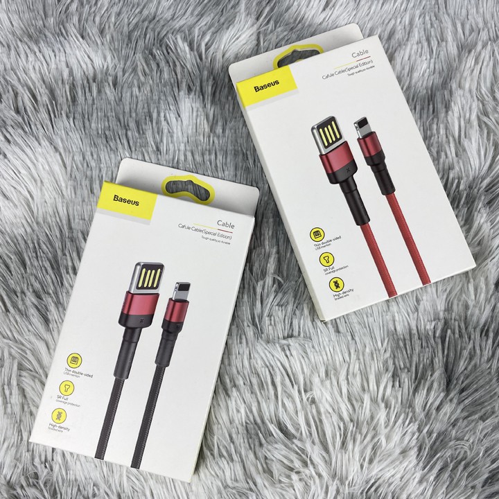Dây sạc nhanh iPhone Baseus chống gãy chân 1met/2met - Mã TZLC698