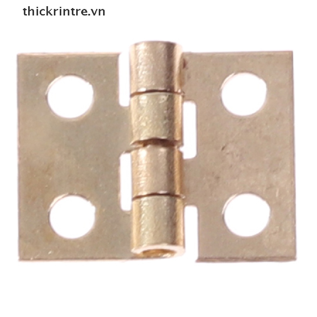 Set 20 Bản Lề Cửa Mini Bằng Đồng Thau Chất Lượng Cao