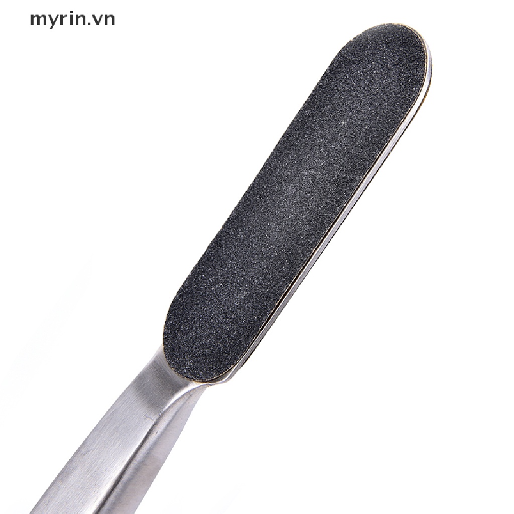 1 Dũa Chân Hai Mặt Bằng Thép Không Gỉ Và 10 Giấy Nhám