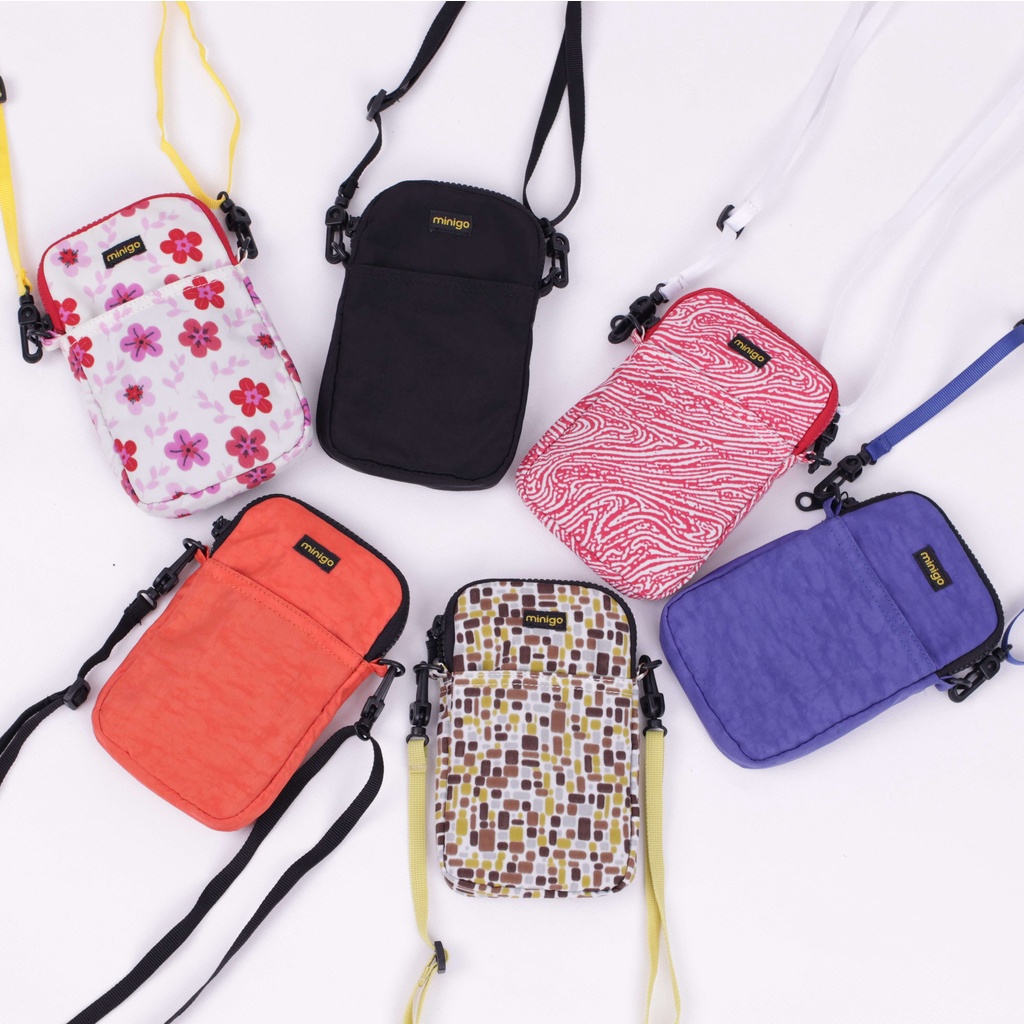 Túi đeo chéo đựng điện thoại Minigo chống thấm nước nhiều màu