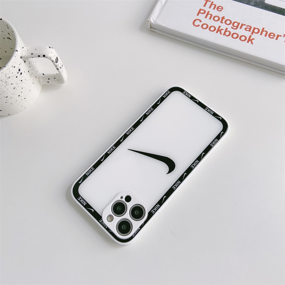 Ốp điện thoại mặt kính với móc bảo vệ camera thích hợp cho IPhone 12 11 Pro Max XS Max XR X 8 7 Plus