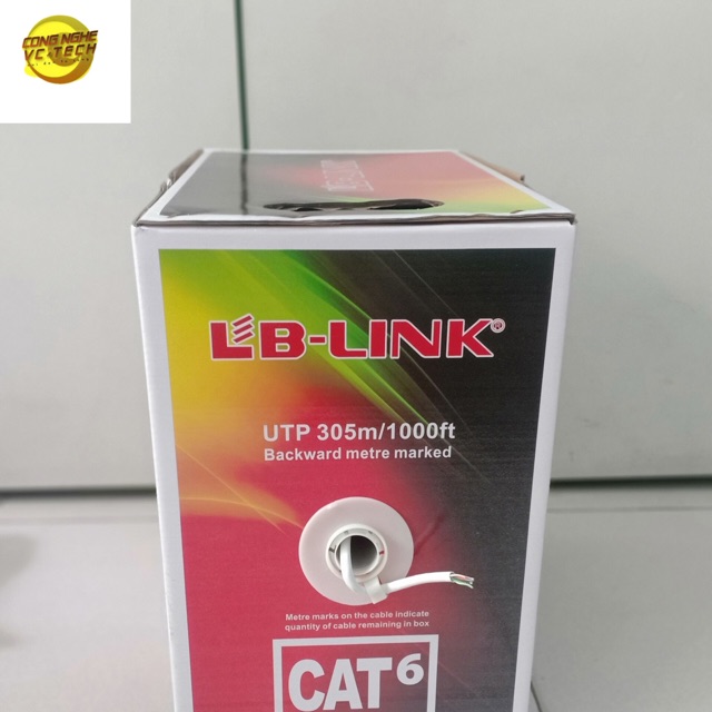 {Thùng 305M}Dây mạng LbLink Cat6 CCA UTP -Sản Phẩm Bán Chạy Nhất