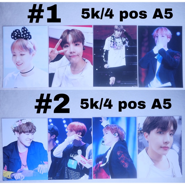 (Có sẵn) Sale poster A5 J-Hope BTS