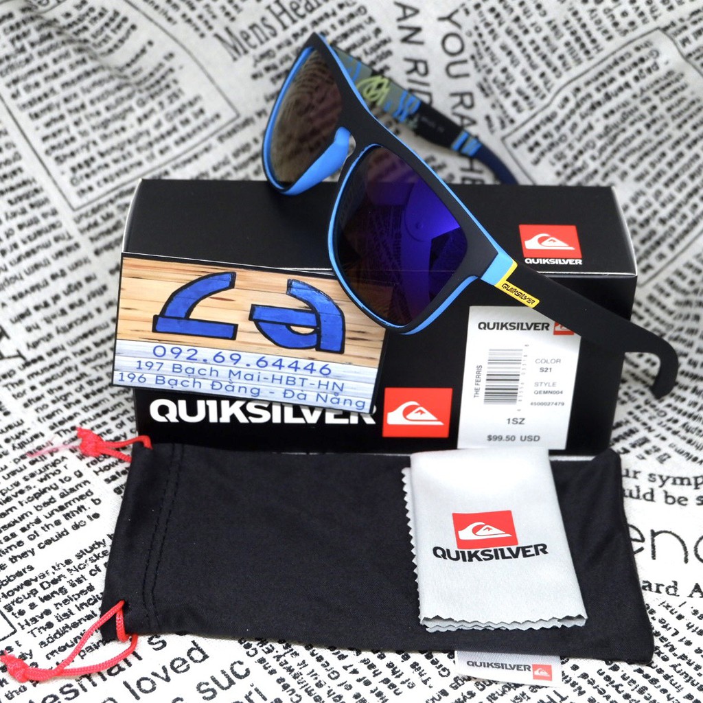 Kính râm thời trang nam nữ QuikSilver Ferris, chống uv, chống chói -Tặng Kèm Hộp Cứng | BigBuy360 - bigbuy360.vn